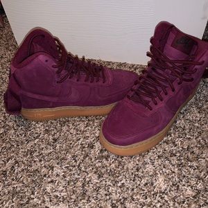 Nike suede purple forces